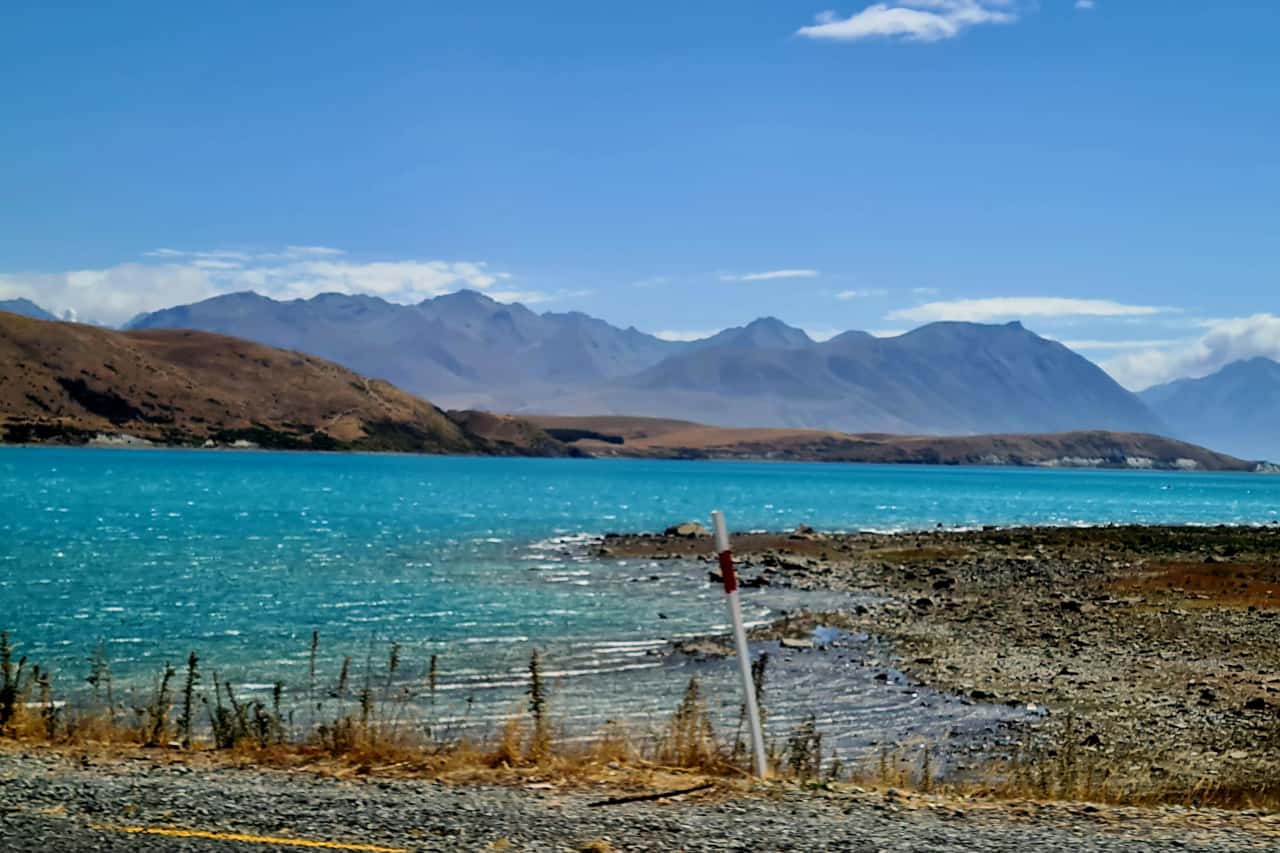 der Lake Tekapo auf der Südinsel von Neuseel