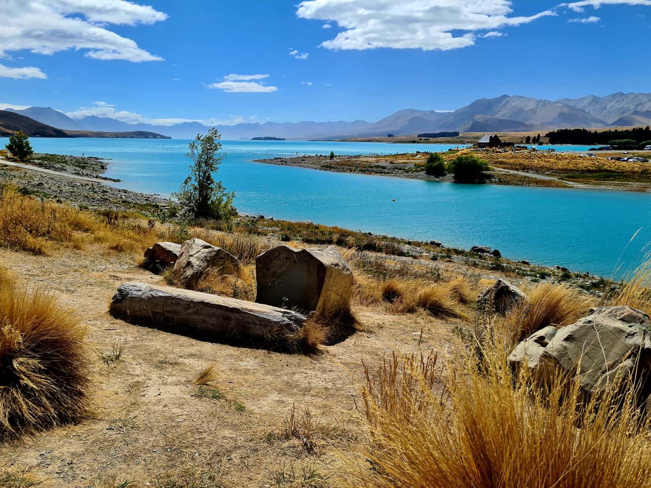 der Lake Tekapo auf der Südinsel von Neuseel