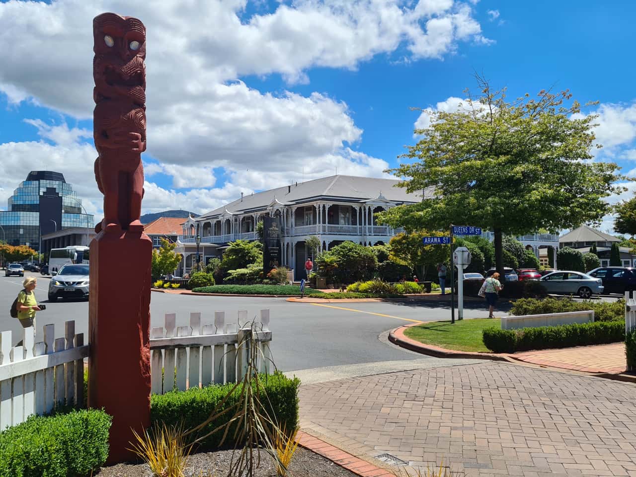 das Prince`s Gate Boutique Hotel, in Rotorua auf der Nordinsel von Neuseeland