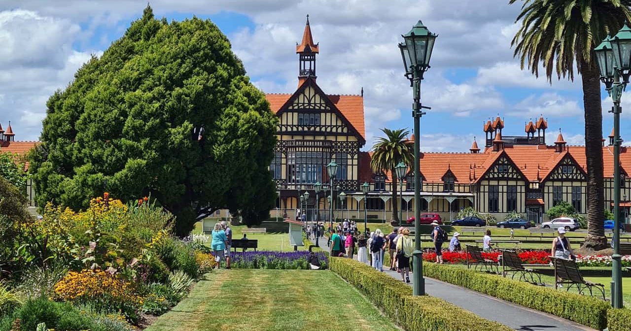 das Museum von Rotorua auf der Nordinsel von Neuseeland