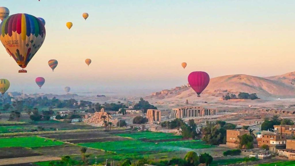 Ballonfahrt über Luxor