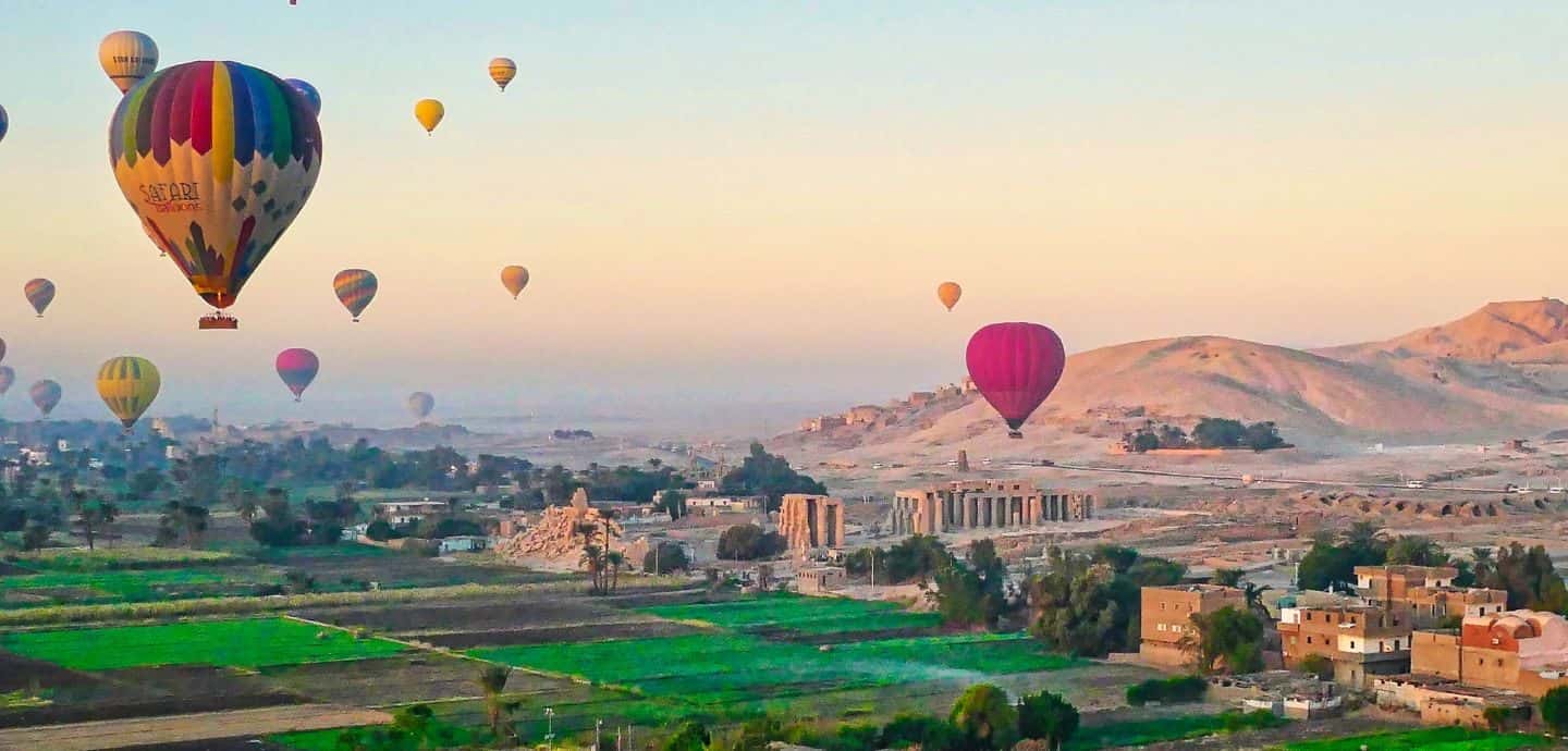 Ballonfahrt über Luxor