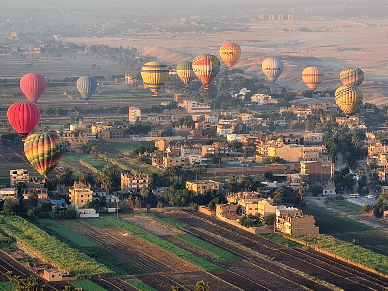 Ballonfahrt in Luxor, Ägypten