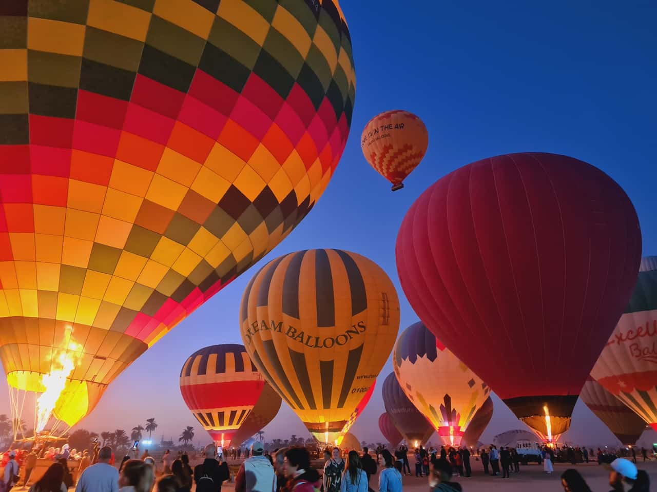 Ballonfahrt in Luxor, Ägypten