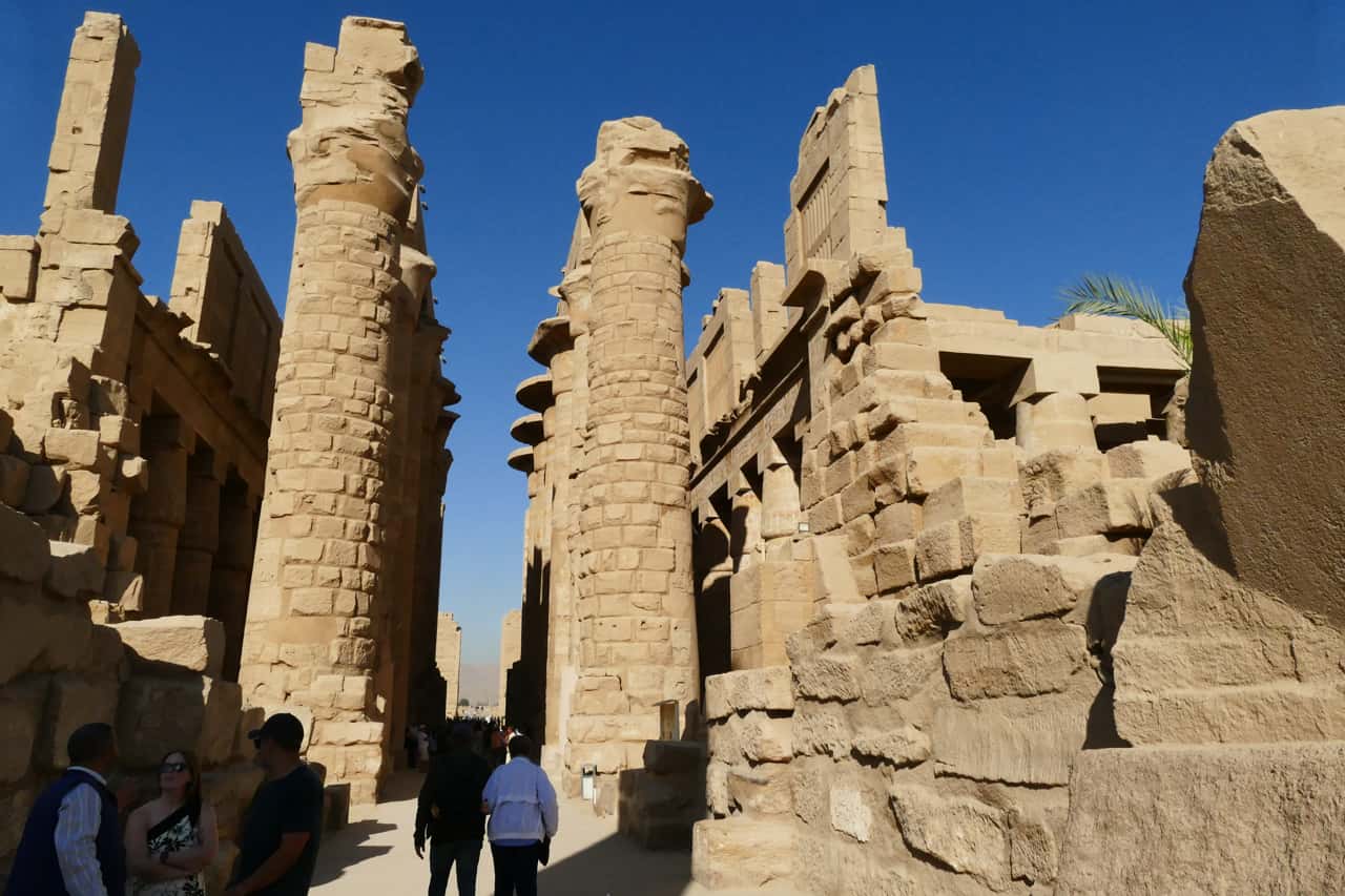 Karnaktempel in Luxor, Ägypten