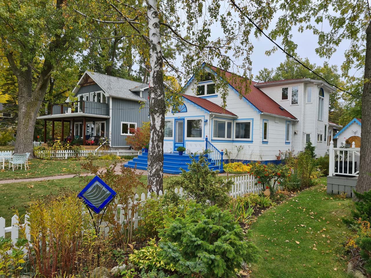 Häuser auf Toronto Islands, Kanada