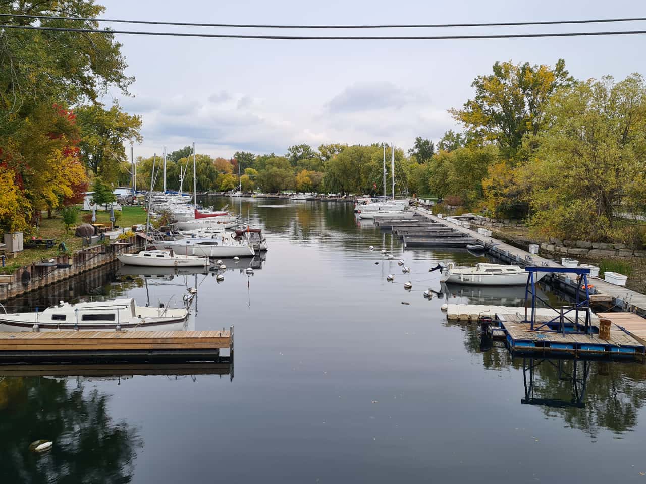 Jachtclub auf Toronto Islands, Kanada