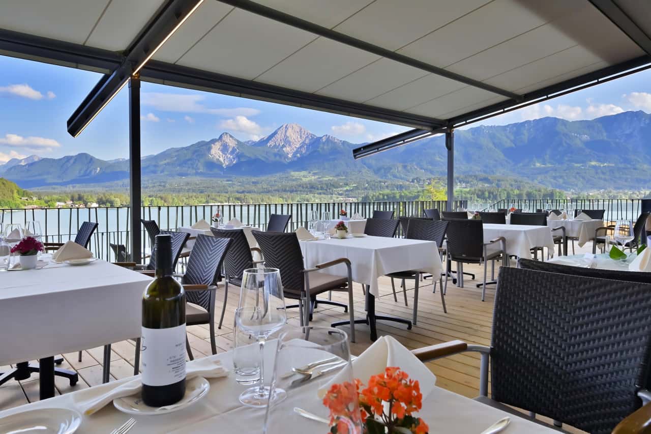 Das Hotel Karnerhof am Faaker See in Kärnten, Österreich
