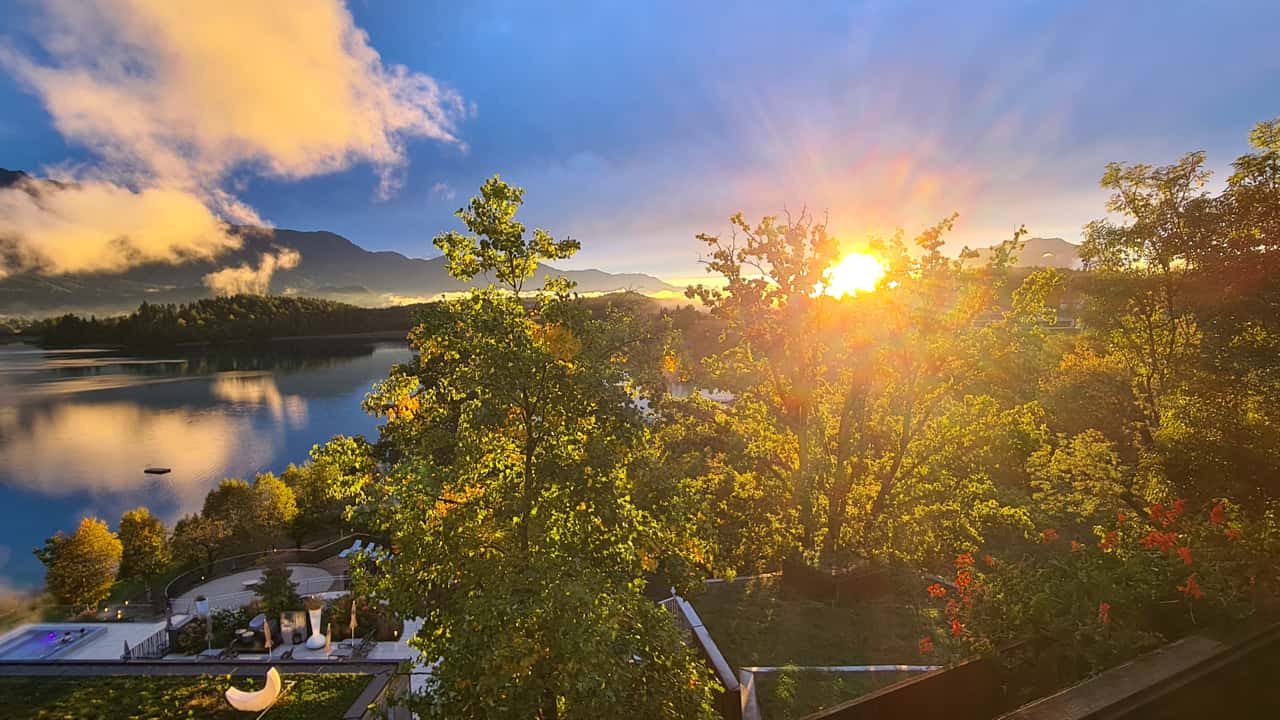 Das Hotel Karnerhof am Faaker See in Kärnten, Österreich
