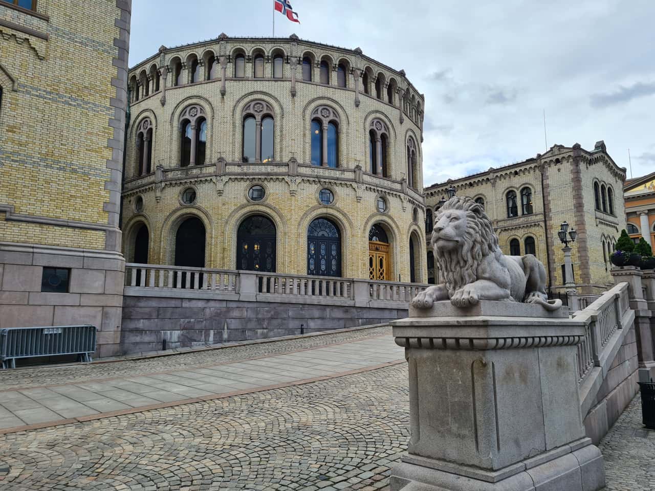 das Parlament in Oslo, Norwegen