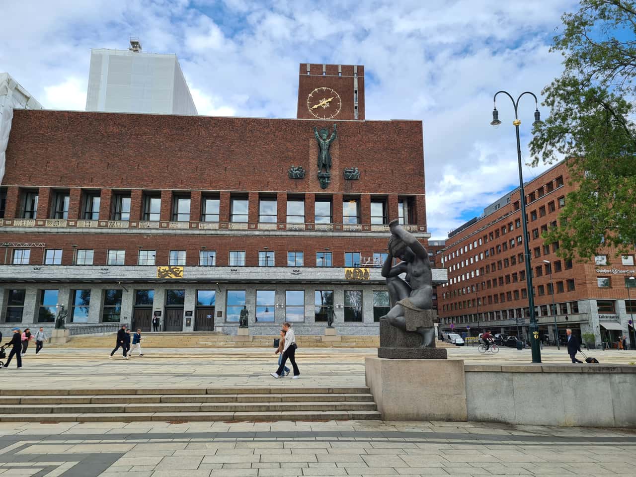 das Rathaus von Oslo, Norwegen