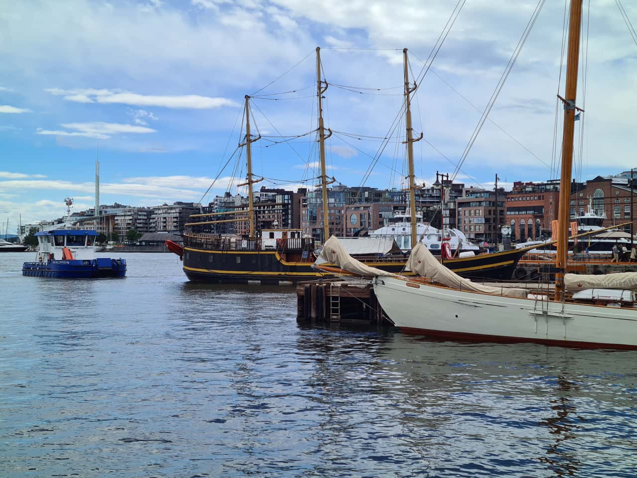 am Oslofjord in Oslo, Norwegen