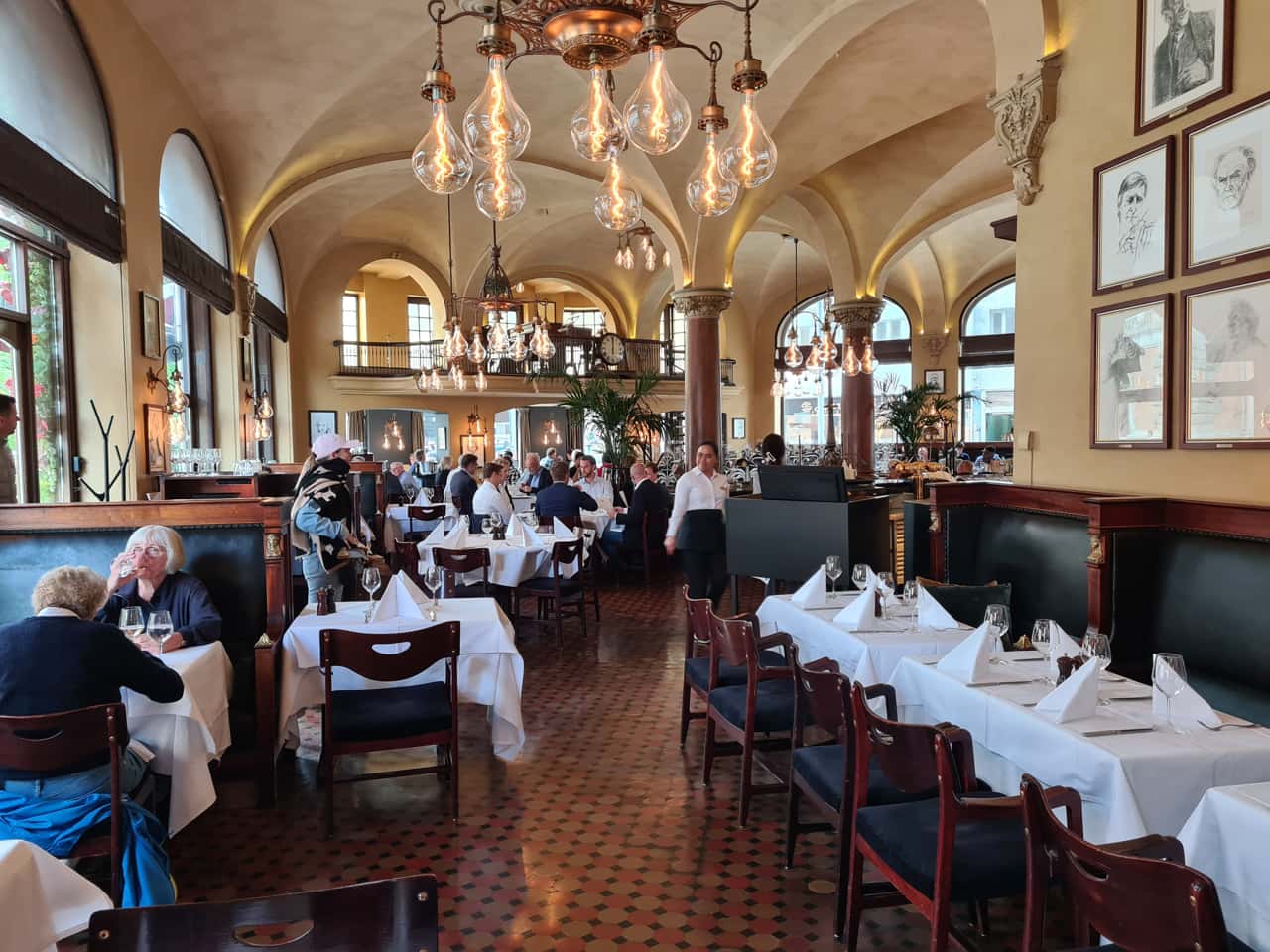 Das Theatercaféen im Hotel "Continental" in Oslo, Norwegen