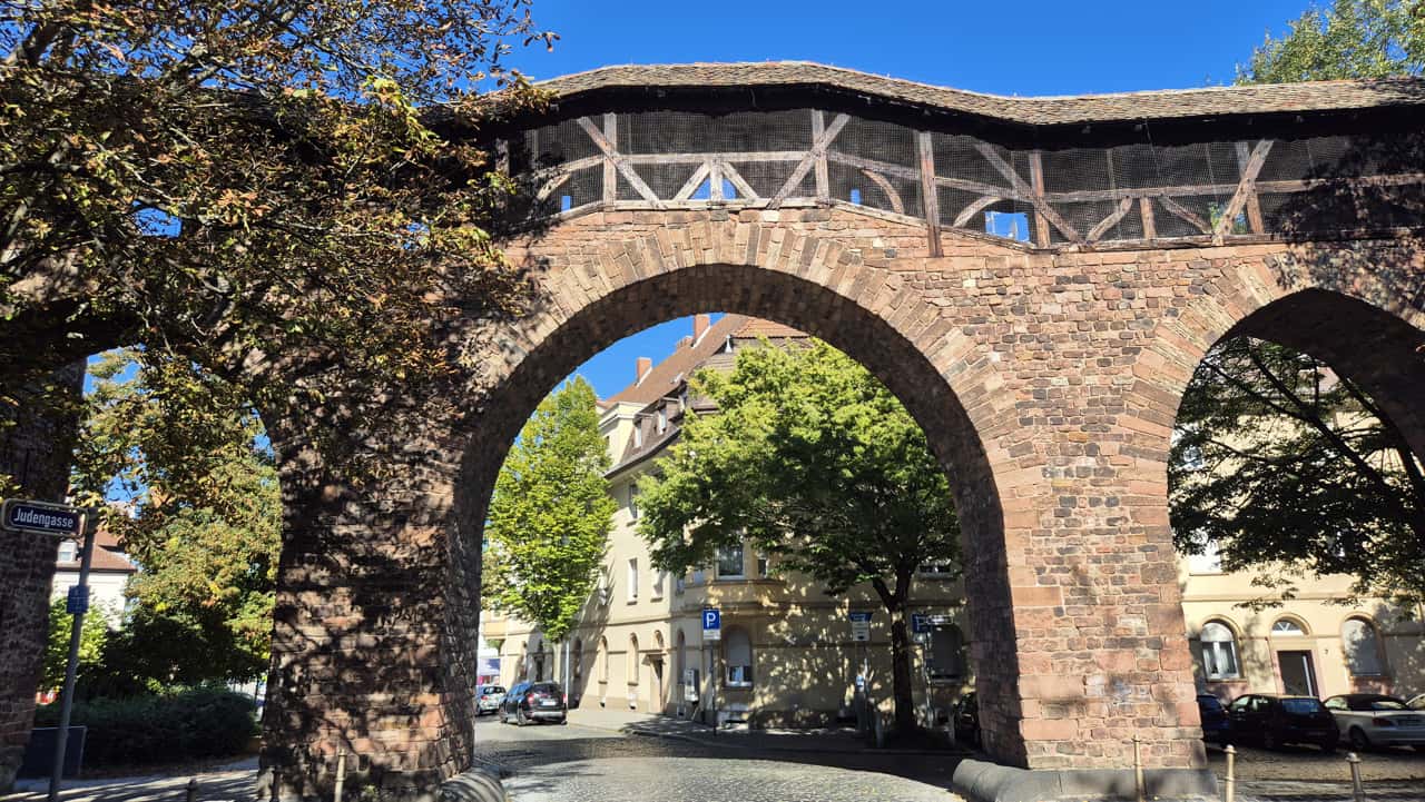 die Judemgasse in Worms