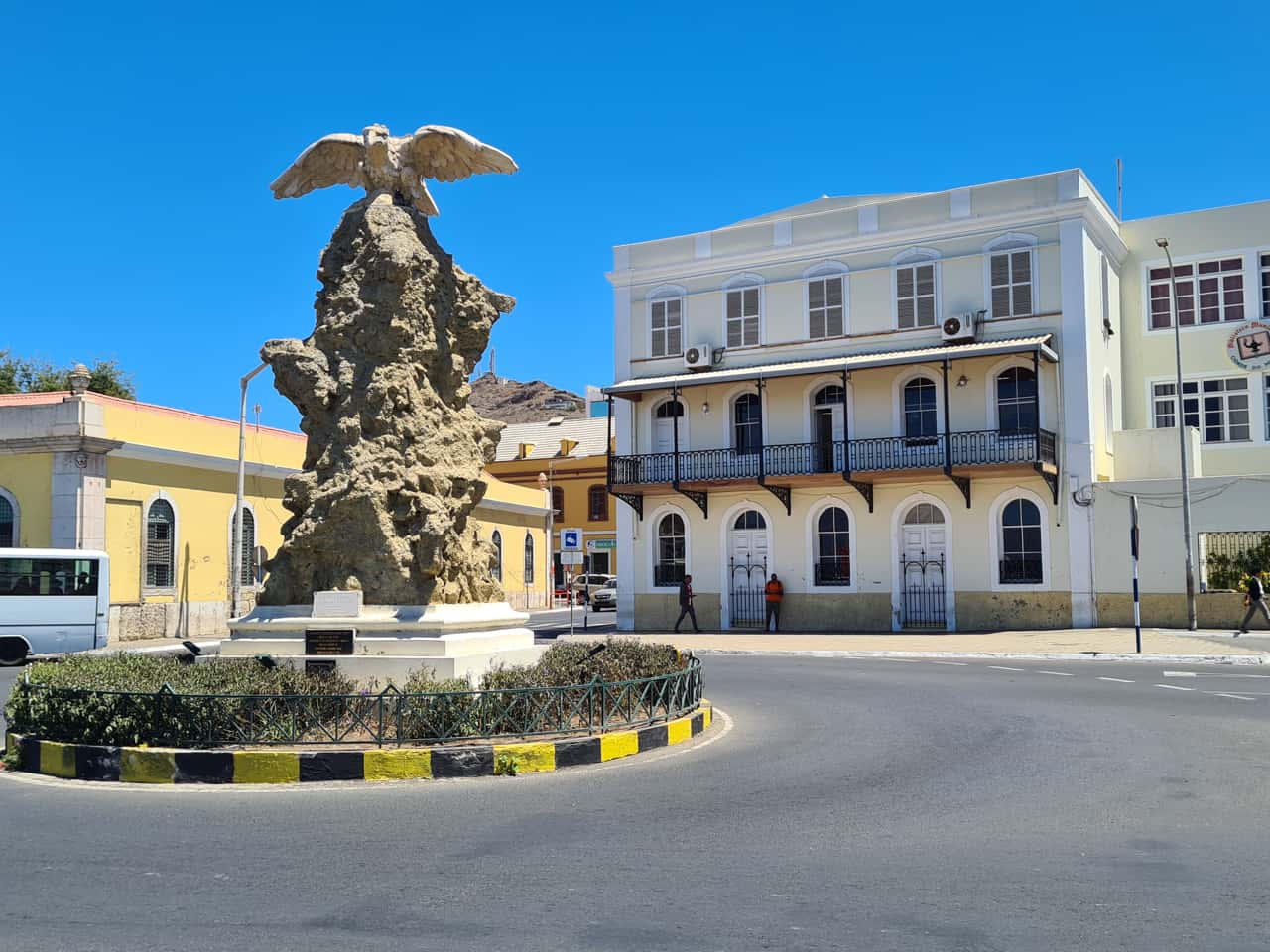das Adlerdenkmal in Mindelo auf der Kapverdeninsel São Vincente