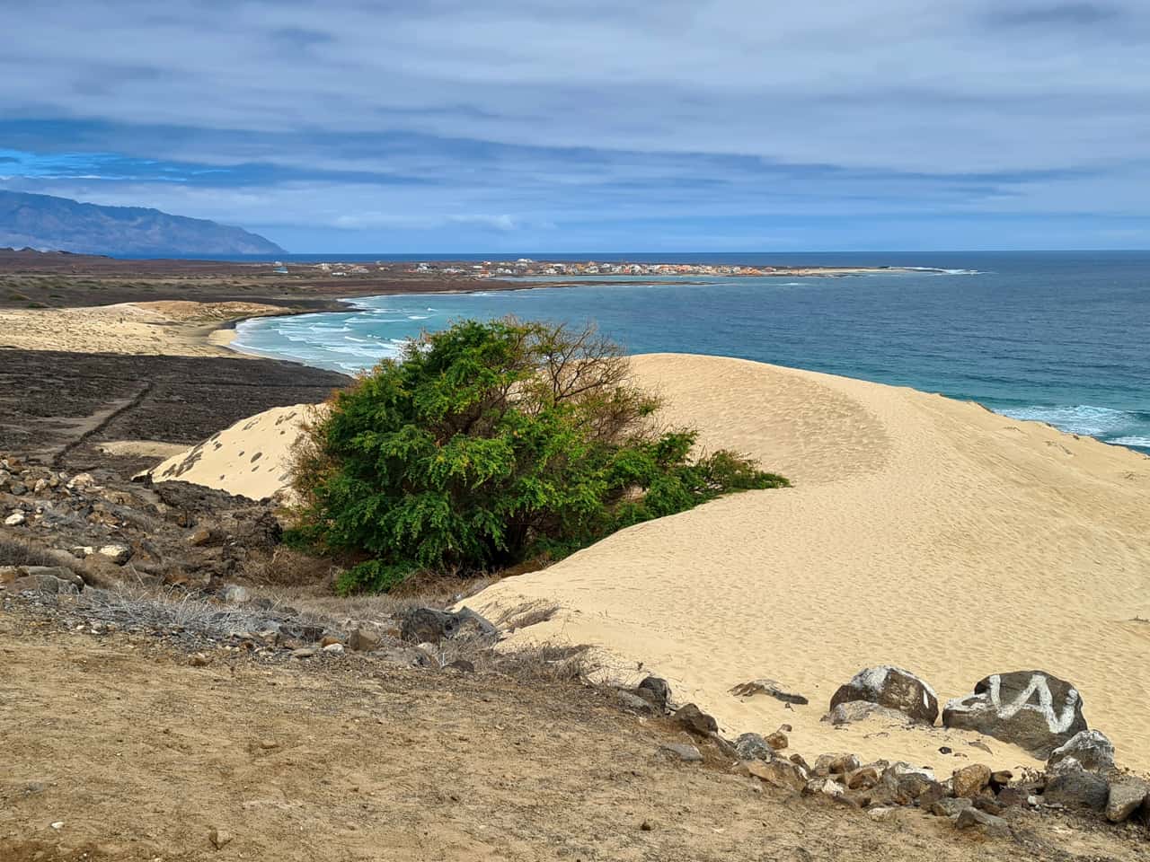 Die Praia Grande auf der Kapverdeninsel São Vincente