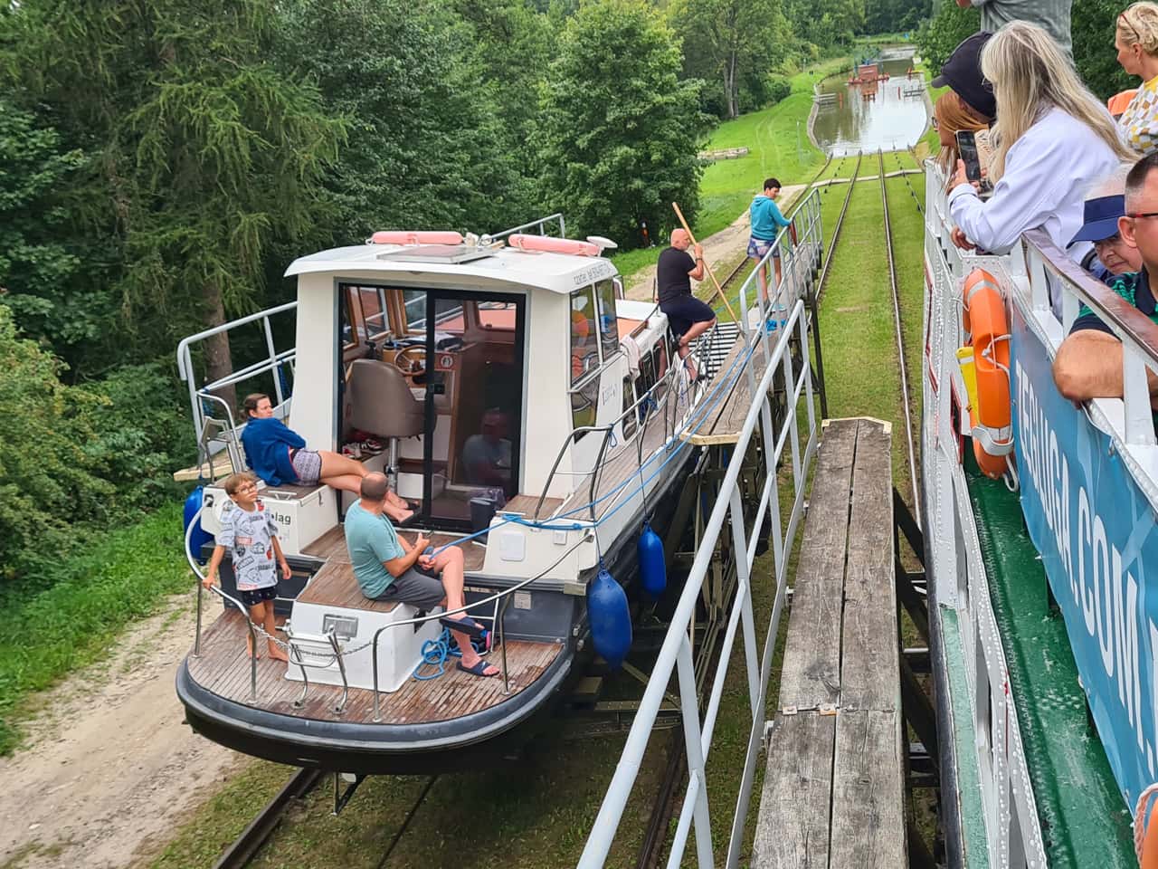 am Oberländer Kanal im Nordwesten von Polen