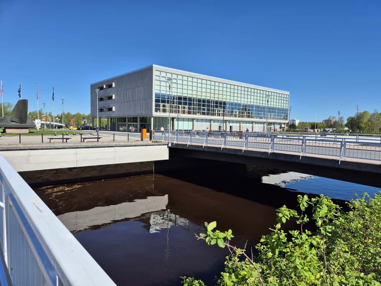 Bibliothek in Oulo, Finnland