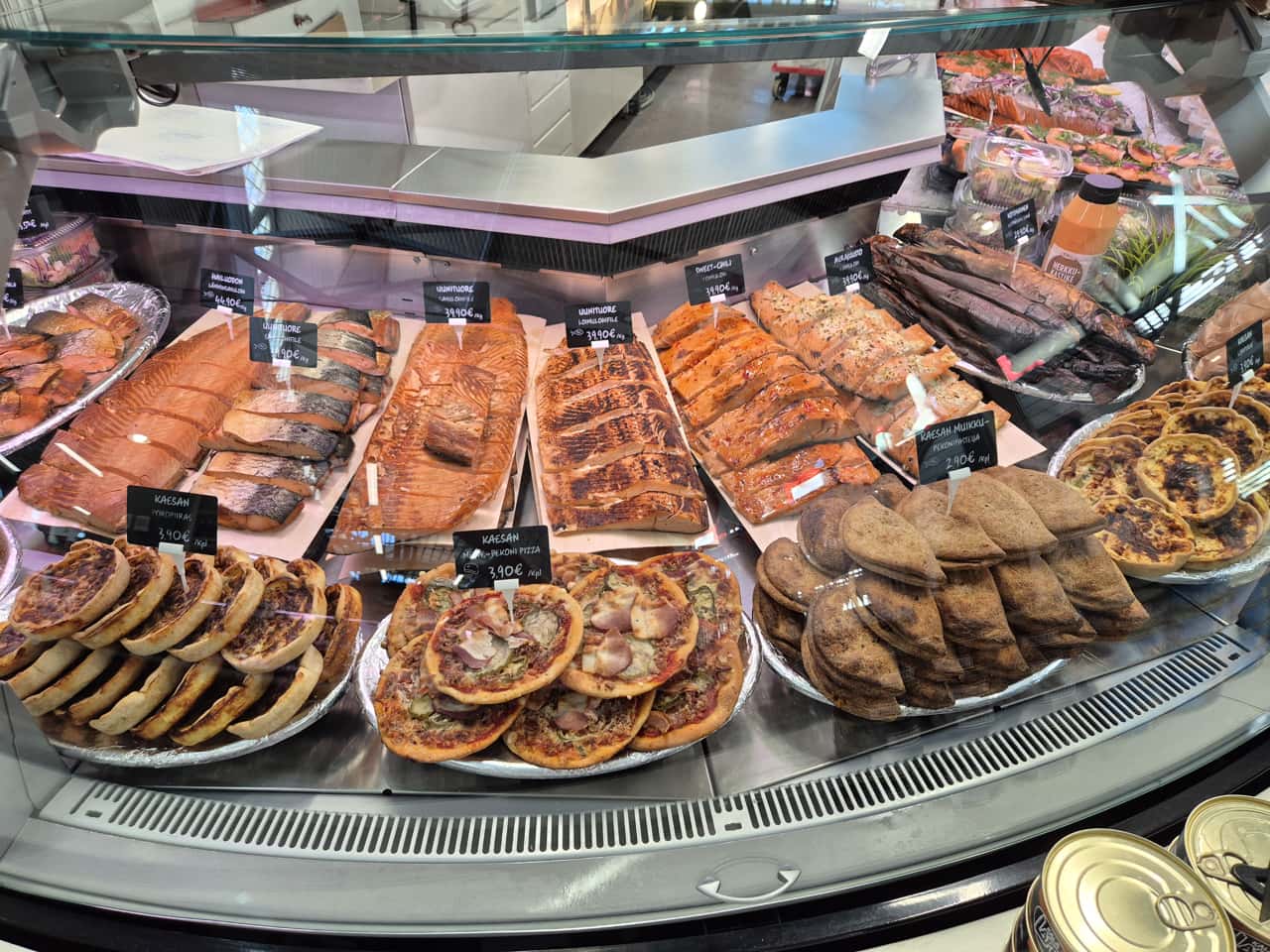 Markthalle in Oulo, Finnland