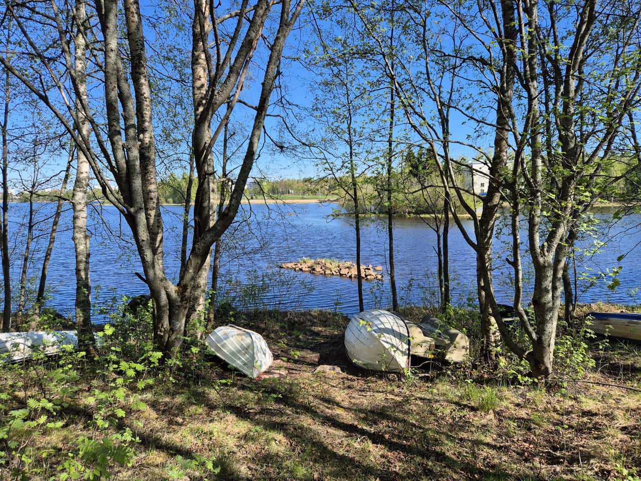 Landschaft bei Oulo, Finnland