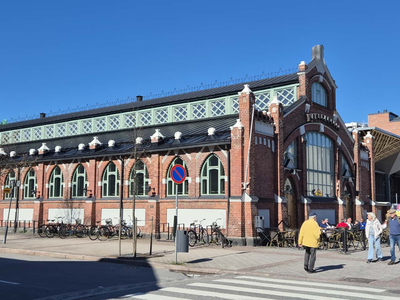Markthalle in Oulo, Finnland