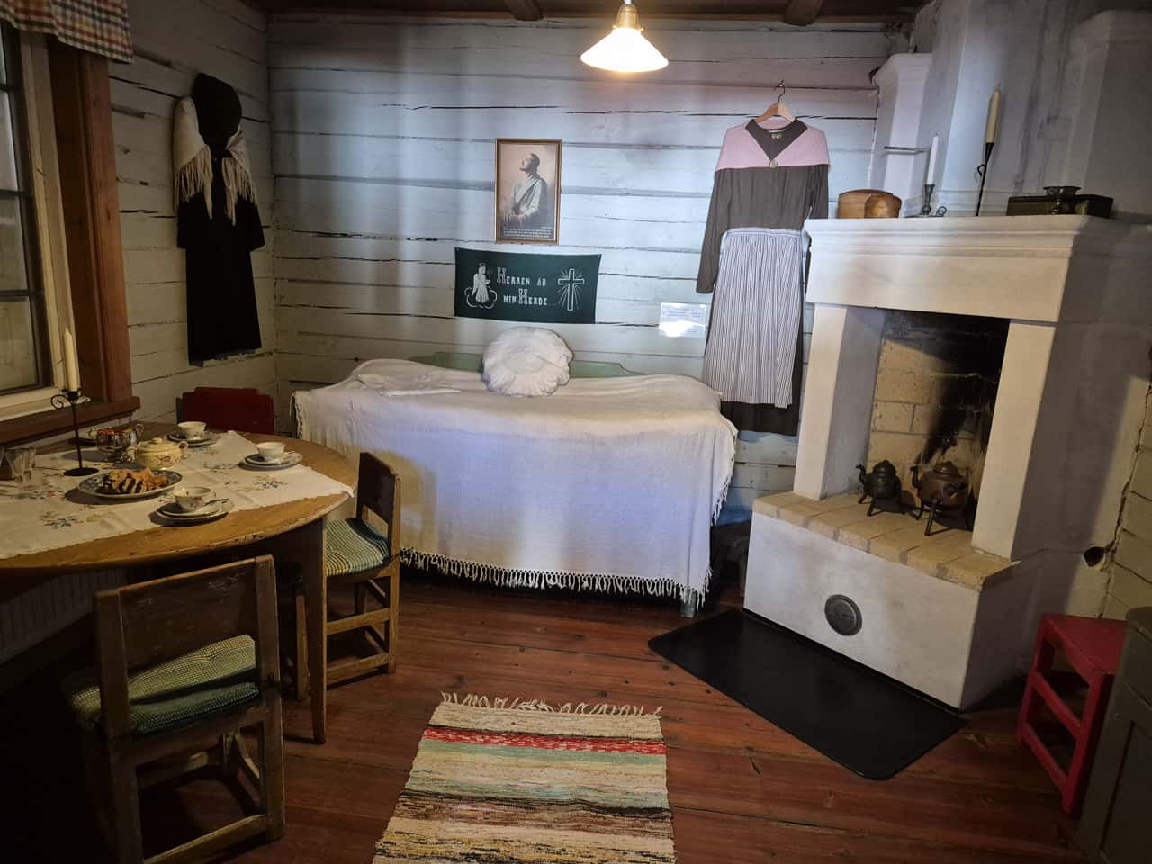 Hütte in der Gammelstad im Norden von Schweden
