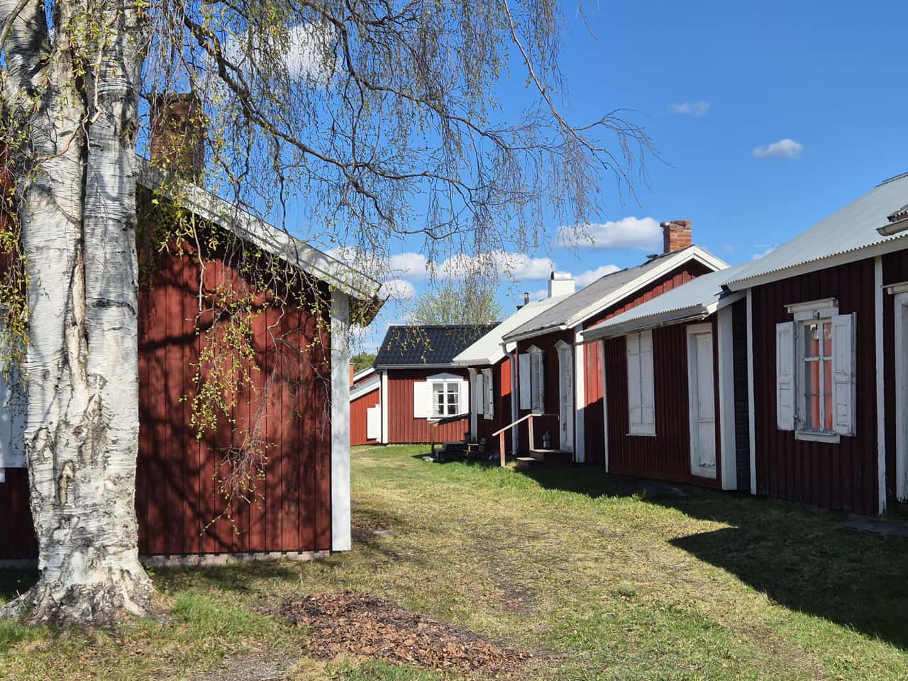 Die Kirchenstadt Gammelstad im Norden Schwedens